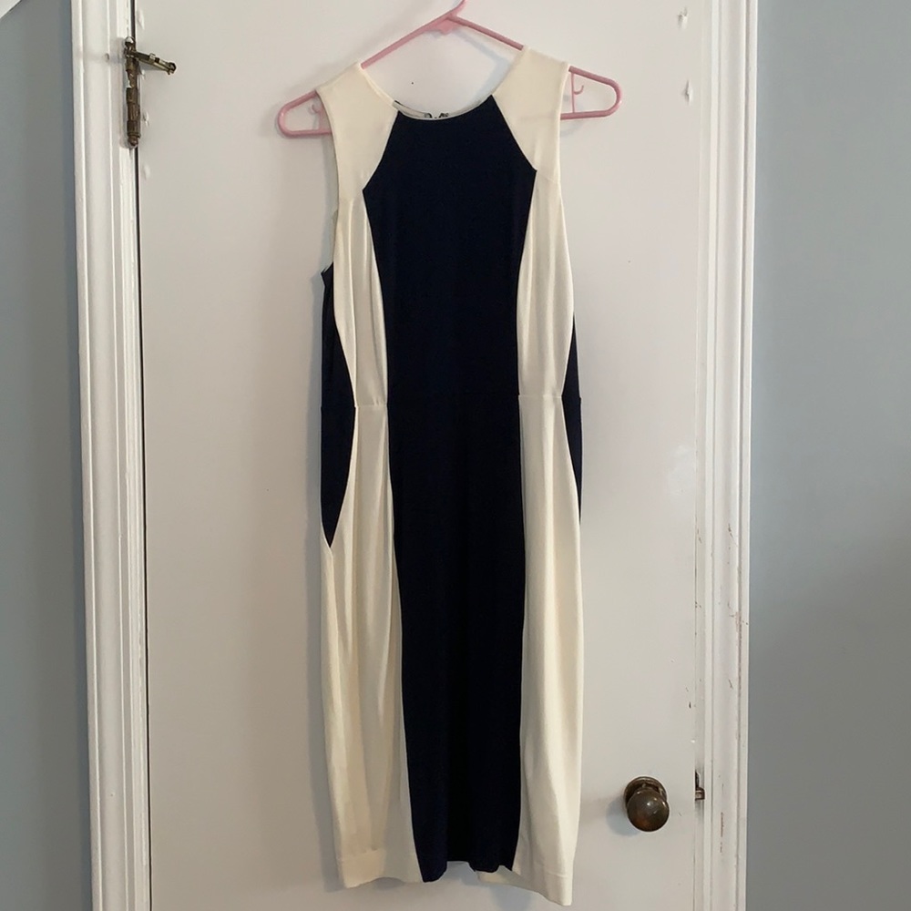 Ann Taylor color block dress